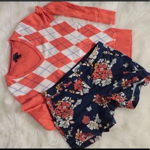 Women’s Old Navy Floral Shorts Sz 2